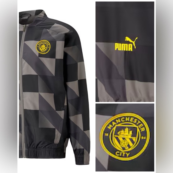 Puma Manchester City Track soccer jacket windbreaker- S - Picture 1 of 5